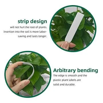 Durable AMORNING Plant Labels - Waterproof and Reusable Tags