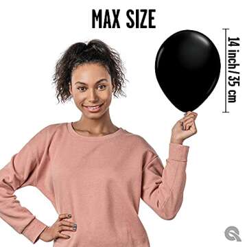 Quality 11" Jewel Tone Latex Balloons Pack of 100