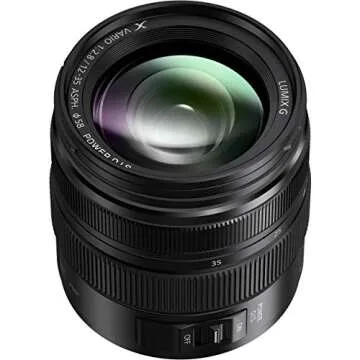 Panasonic Lumix G X Vario 12-35mm f/2.8 II ASPH. Power O.I.S. Lens + 58mm UV Filter + Fibercloth + Lens Capkeeper Bundle