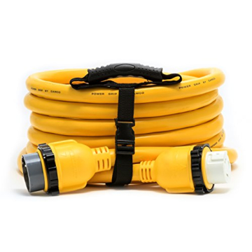 Camco 25-Foot Marine Extension Cord for Easy Power Access