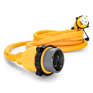 Camco 25-Foot Marine Extension Cord for Easy Power Access