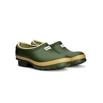 HUNTER Garden Clog Vintage Green 8