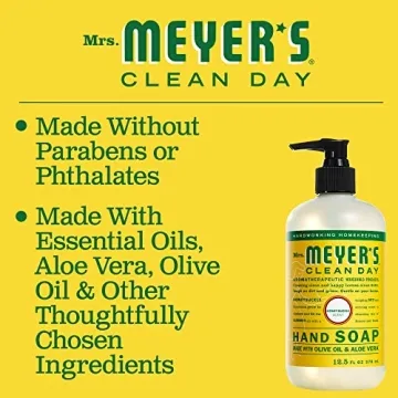 Mrs. Meyer's Honeysuckle Hand Soap - Essential Oils & Natural Ingredients