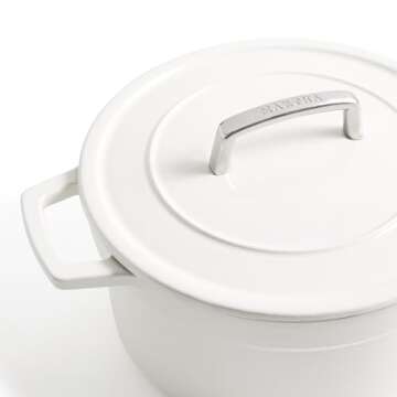 Martha Stewart Dutch Oven 5 QT - Elegant Kitchen Essential