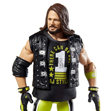AJ Styles Elite Action Figure with Realistic Details and Gear
