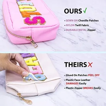 Fablinks Preppy Stuff Makeup Pouch - Trendy Organizer Bag