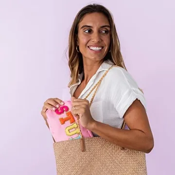 Fablinks Preppy Stuff Makeup Pouch - Trendy Organizer Bag