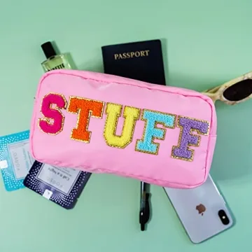 Fablinks Preppy Stuff Makeup Pouch - Trendy Organizer Bag
