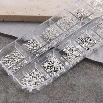 3D Metal Nail Charms for Creative Nail Art & Crafts