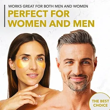 24K Gold Eye Masks for Puffiness and Dark Circles