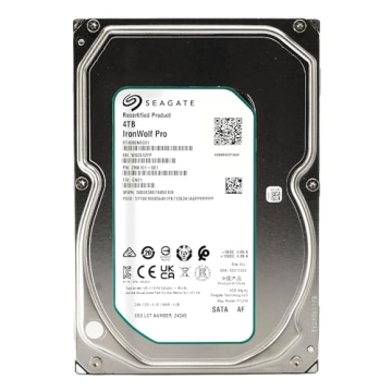 Seagate IronWolf Pro 4TB NAS Hard Drive for Reliable Storage