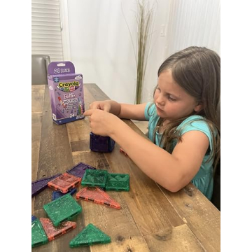 CreateOn Crayola Mini Magnetic PIP-Tiles for Kids