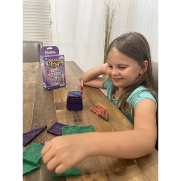 CreateOn Crayola Mini Magnetic PIP-Tiles for Kids
