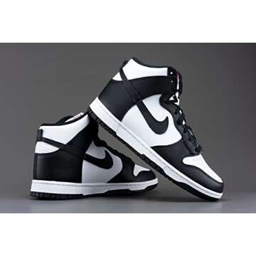 Nike Unisex-Adult WMNS Dunk High Shoes Black/White - 7 - DD1869 103 Panda