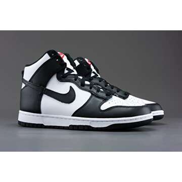 Nike Unisex-Adult WMNS Dunk High Shoes Black/White - 7 - DD1869 103 Panda