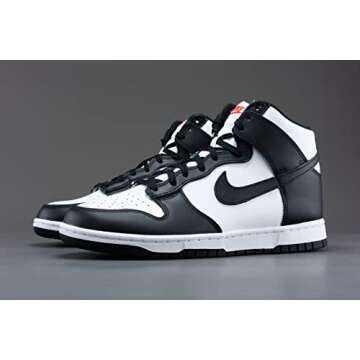 Nike Unisex-Adult WMNS Dunk High Shoes Black/White - 7 - DD1869 103 Panda