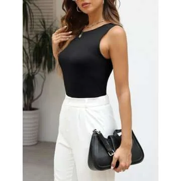 LILLUSORY Sleeveless Tank Top Women Summer Essential
