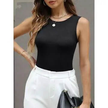 LILLUSORY Sleeveless Tank Top Women Summer Essential