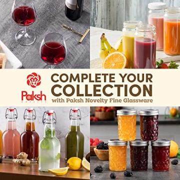 Paksh Whiskey Decanter Set with 6 Glasses - Italian Quality