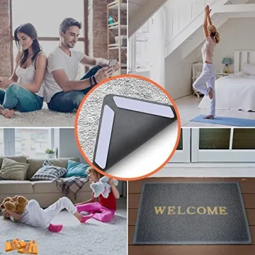 ZONGOOL Non-Slip Rug Tape Reusable Washable Grippers