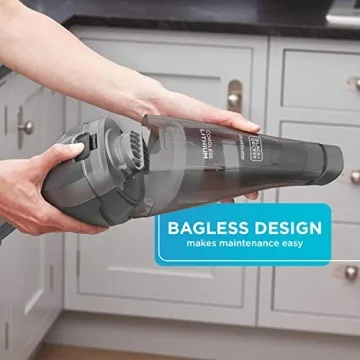 BLACK+DECKER 8V Cordless Handheld Vacuum for Quick Cleanups