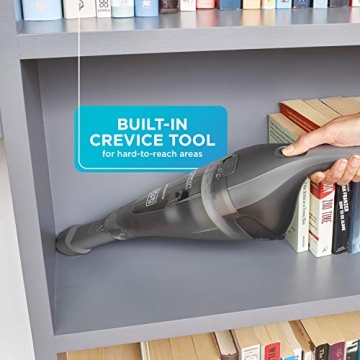 BLACK+DECKER 8V Cordless Handheld Vacuum for Quick Cleanups