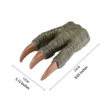 2CFUN Dinosaur Mask and Dino Claws Set for Kids Dinosaur Halloween Costume for Kids Christmas Gift(Tyrannosaurus)