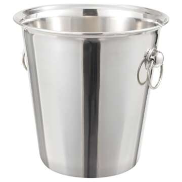 Winco WB-4 4 Quart Wine Bucket
