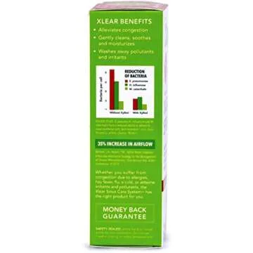 Xlear Natural Saline Nasal Spray with Xylitol for Kids and Adults