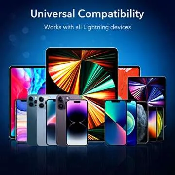 ESR USB-C to Lightning Cable, 0.5 ft (0.2 m), MFi-Certified, PD Fast Charging Cable for iPhone 14/14 Plus/14 Pro/14 Pro Max, iPhone 13/12 Series, iPhone SE 2022/11/XR, Braided Nylon, Black