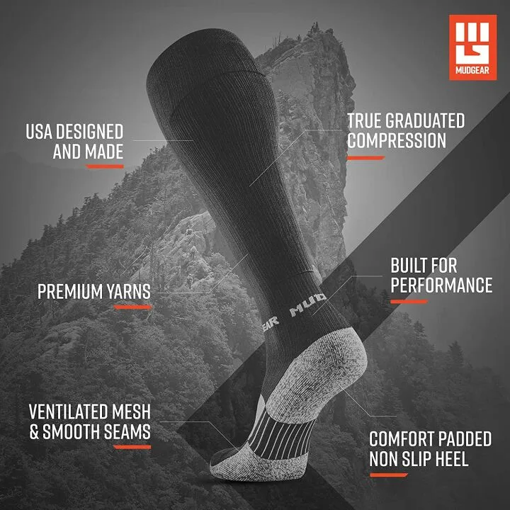 MudGear Compression Socks for OCR & Trail Running