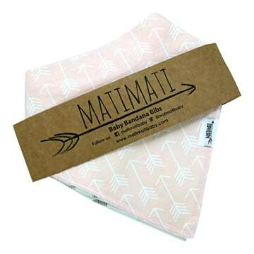 Baby Bandana Bibs for Girls: Stylish & Durable - 8 Pack