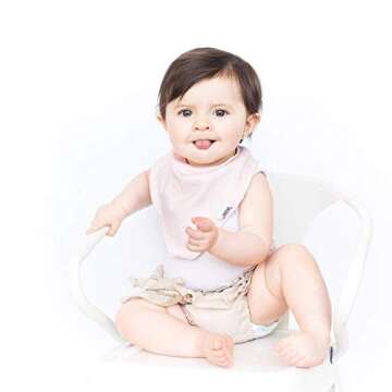 Baby Bandana Bibs for Girls: Stylish & Durable - 8 Pack