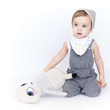 Baby Bandana Bibs for Girls: Stylish & Durable - 8 Pack