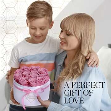 GLAMOUR BOUTIQUE 12 Everlasting Preserved Roses Gift Box