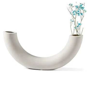 Modern Minimalist Ceramic Vase Handmade Home Decor