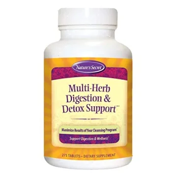 Nature's Secret Multi Herb Digestion and Detox Support Economy Diet Supplement, 275 Count