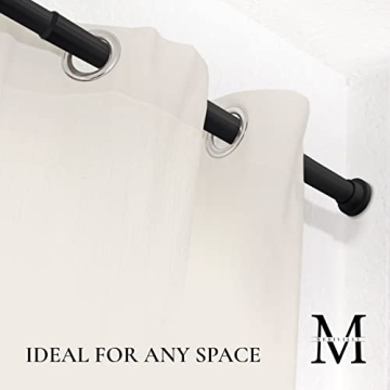 Meriville Adjustable Spring Tension Rod for Home Use