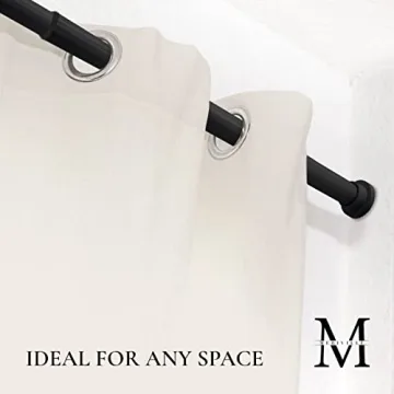 Meriville Adjustable Spring Tension Rod for Home Use