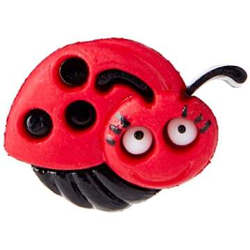 Dress It Up Bug Eyed Buttons - Fun Assorted Small Embellishments
