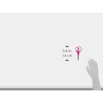Scotch 5" Soft Touch Blunt Kid Scissors, Magenta, Ideal for School and at-Home Crafting Projects (1442B)