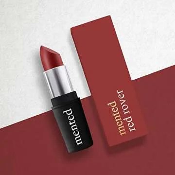 Velvet Red Matte Lipstick, Red Rover, Vegan, Paraben-Free, Cruelty-Free - Mented Cosmetics
