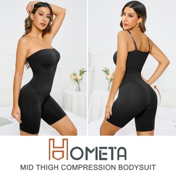 HOMETA Women's Shapewear Bodysuit for Tummy Control