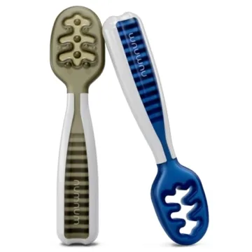 NumNum Baby Spoons Set, Pre-Spoon GOOtensils for Kids Aged 6+ Months - First Stage, Baby Led Weaning...