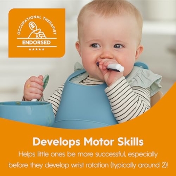 NumNum Baby Spoons Set for Self Feeding - Age 6+ Months