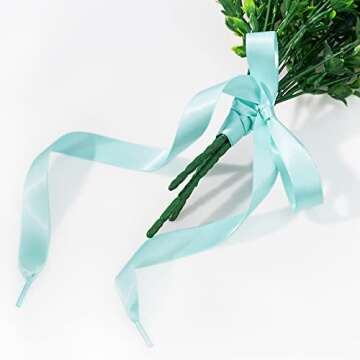 Marrywindix 12 Pairs 47" Flat Satin Ribbon Shoelaces Colorful Silk Shoestrings Wide Shoe Laces for Sneakers Skate Shoes Boots Sport Shoes (12 Colors)