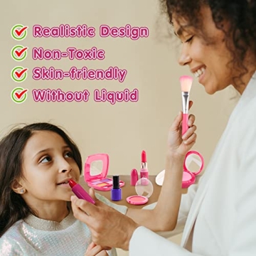 Kids Makeup Kit for Girls BTEC Pretend Makeup 20 Pack