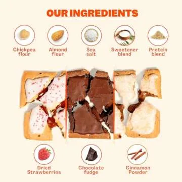 FLINGS Toaster Pastries - Variety Pack | High Protein, No Sugar Added, Low Carb, Gluten Free, Keto Friendly | 3 Pack (12 Toaster Pastries) | High Protein Keto Breakfast Snack