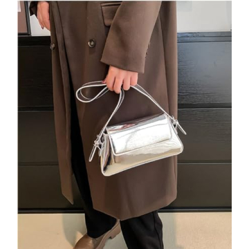 Trendy Fashion Silver Purse for Stylish Outings in 2024
