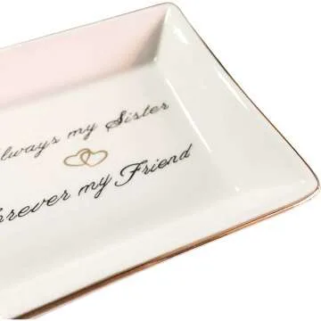 Ceramic Ring Dish - Perfect Jewelry Tray for Gifts